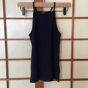 Black cotton tank top M